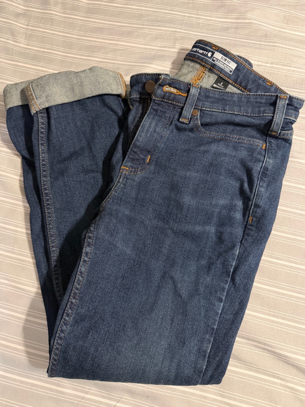 Carhartt Dark Blue women’s slim Fit Jeans